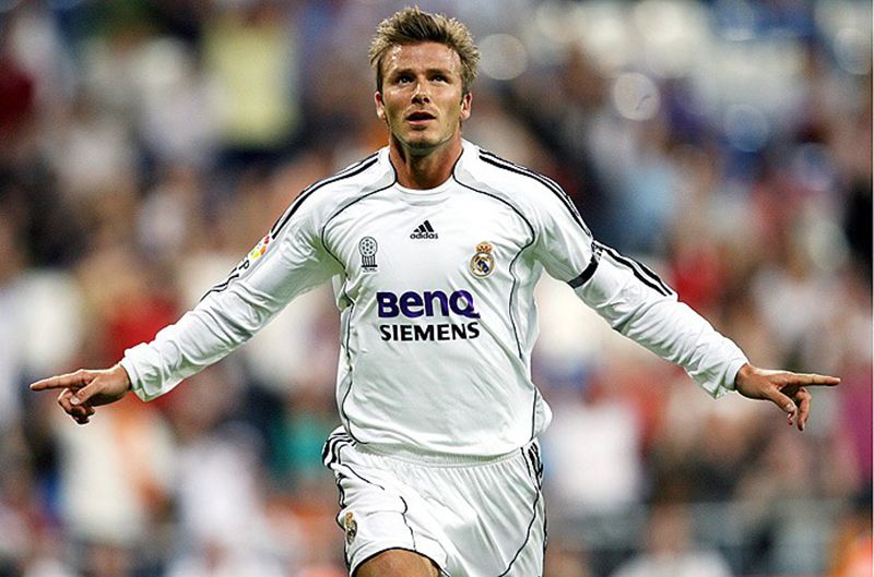 David Beckham tham gia real mardrid