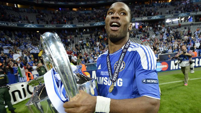 Didier Drogba vô địch Champions League cùng Chelsea