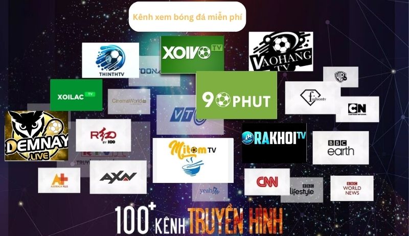 Kênh xem bóng đá miễn phí tại Gavang TV