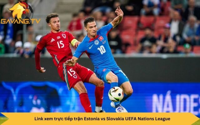 Link xem trực tiếp trận Estonia vs Slovakia UEFA Nations League